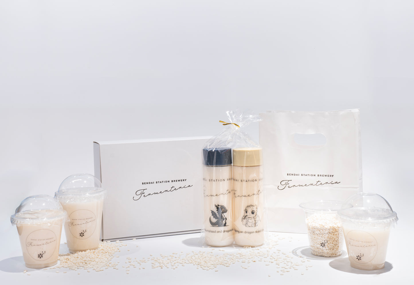 Next-Gen Amazake: Rice Brew Milk – Set of 2 Souvenir Bottles in a Gift Box